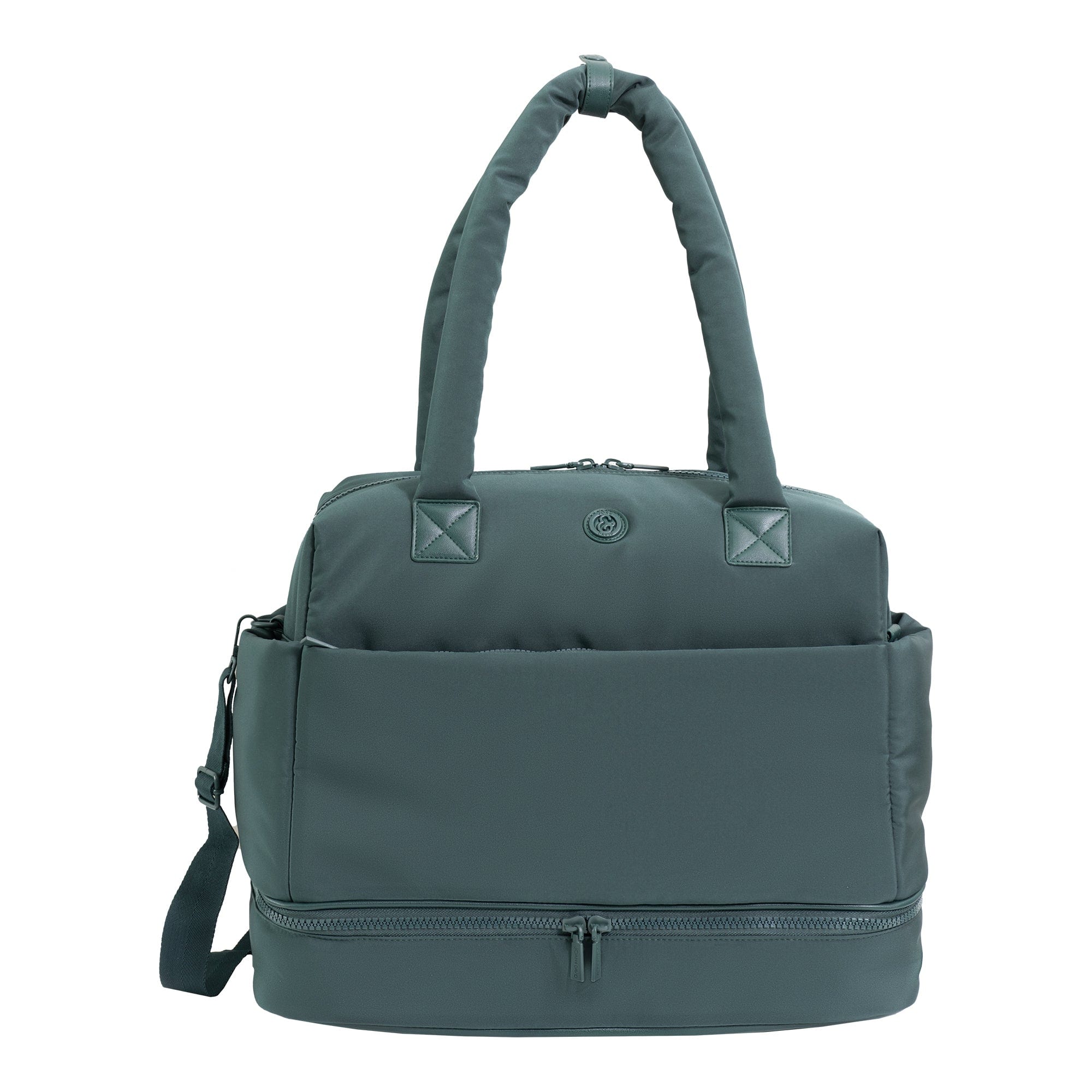 Jadyn Luna Duffelbagage voor dames - handbagage, Plaid, 37 L, Softside plunjezak met veganistische lederen accenten Jadyn Luna Duffelbagage voor dames - handbagage, Plaid, 37 L, Softside plunjezak met veganistische lederen accenten