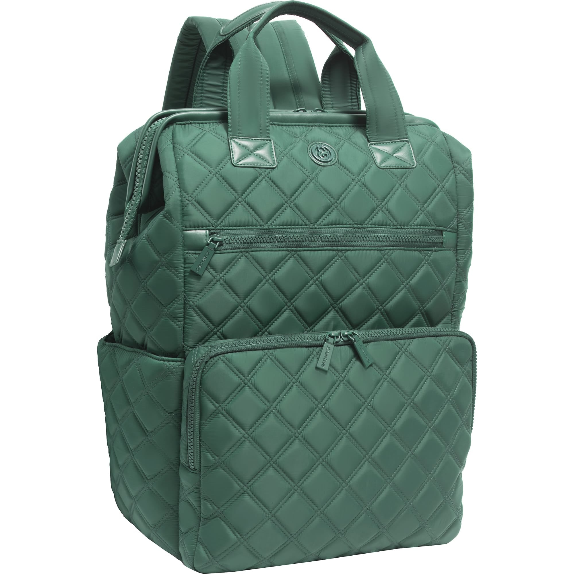 danskin mini quilted backpack Essentials 7L 1 front zip pocket Nylon Imported Color Danskin Women's Lowry Crossbody Bag