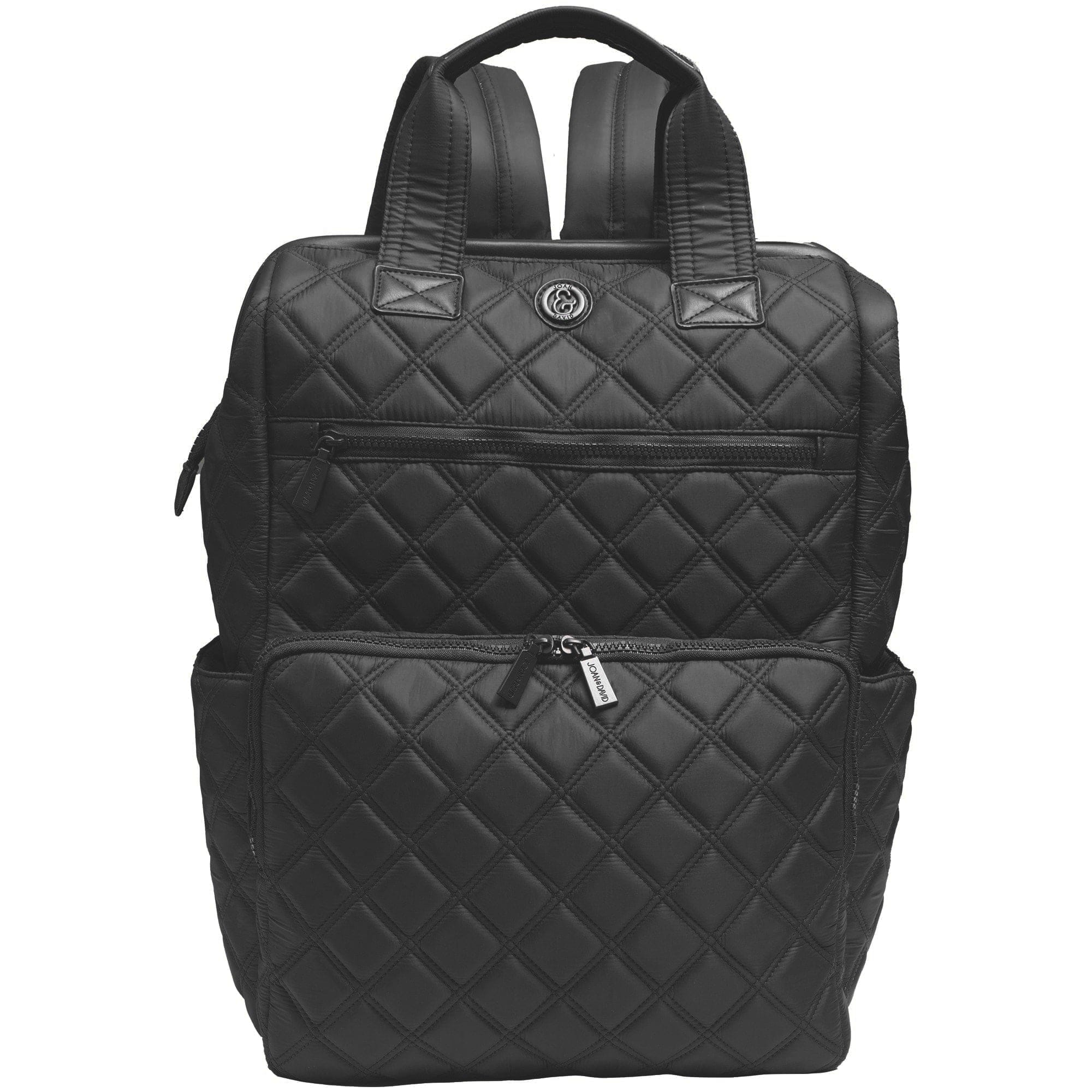 1050d nylon backpack laptop Joan & David Diamond Quilted Puffer Nylon Square Laptop Backpack